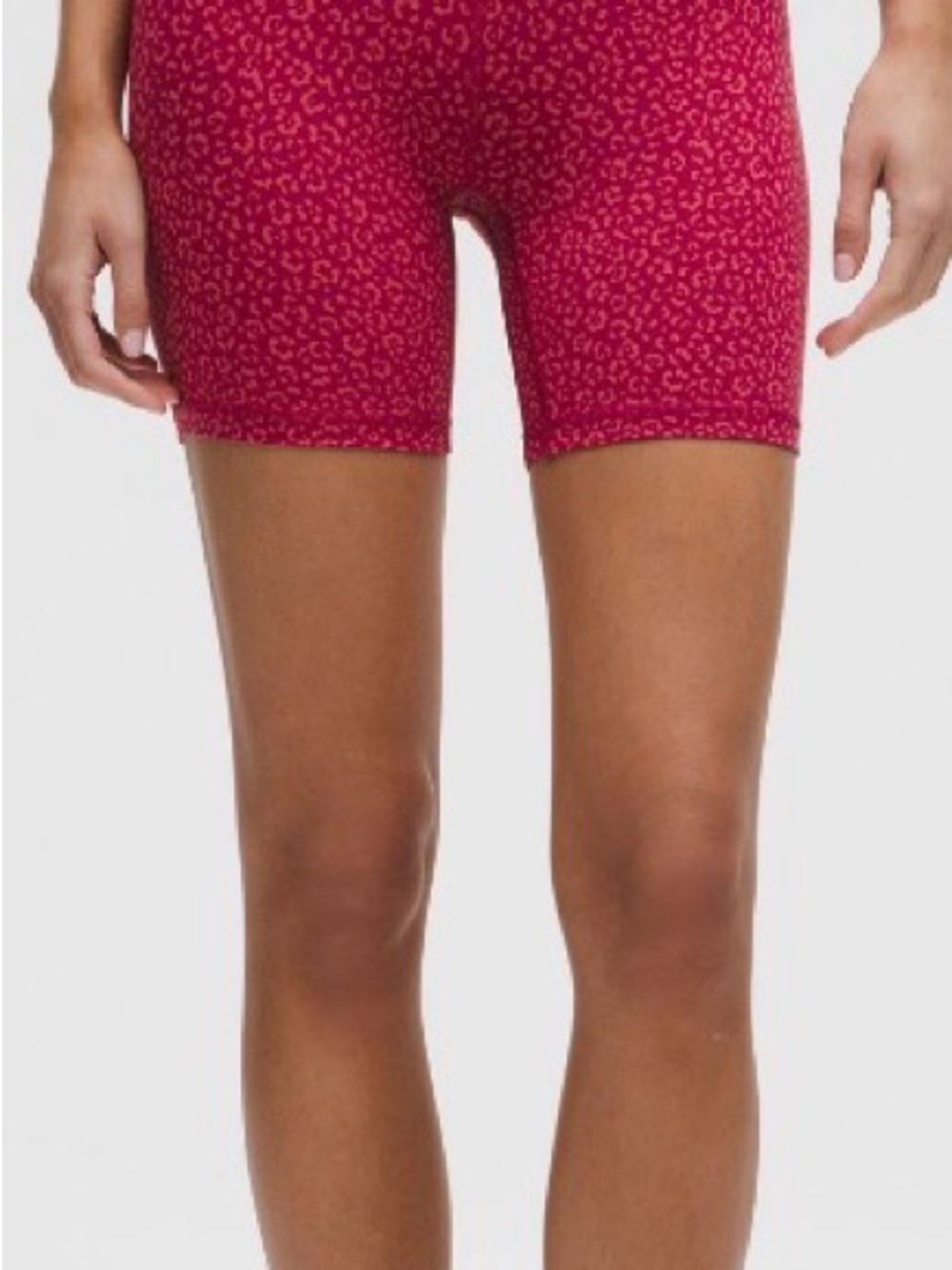 Lululemon high rise biker shorts